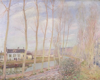 Der Loing-Kanal, 1892 von Alfred Sisley